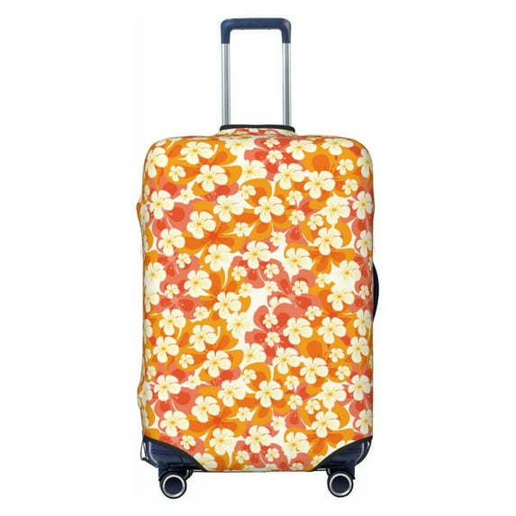 Fotbe Orchids Flowers Luggage Cover Protector,Suitcase Protector,Scratch and Dirt Resistant,Fits 18-32 Inch Luggage-Medium