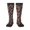 thumbnail image 1 of Fotbe Orchids Flowers print Women's Men's Novelty Crew Socks Cotton Socks Knee High Socks for Walking,Running,Nurses,Pregnancy, 1 of 8
