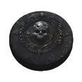 thumbnail image 1 of Fotbe Ornate Dark Skull Book Spare Tire Cover Thickening Universal Fit for Jeep, Trailer, RV, SUV, Truck, Tough Tire Wheel Soft Cover-17 inch, 1 of 1