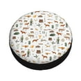 thumbnail image 1 of Fotbe Outdoor Living Spare Tire Cover Thickening Universal Fit for Jeep, Trailer, RV, SUV, Truck, Tough Tire Wheel Soft Cover-14 inch, 1 of 8