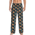 thumbnail image 1 of Fotbe Owls In Cartoon Style Men's Pajama Pants,Sleepwear Pants,Pj Bottoms Drawstring And Pockets-Medium, 1 of 7