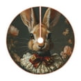 thumbnail image 1 of Fotbe Palatial Style Flower Rabbit Pattern Christmas Tree Skirt, Tree Skirts Plush Christmas Decorations, Christmas Tree Skirts Xmas Decorations Holiday Party Decor-48", 1 of 6