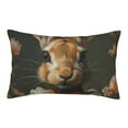 thumbnail image 1 of Fotbe Palatial Style Flower Rabbit Pillow Cases - Envelope Closure - Luxury, Extra Soft, Cooling Pillow Covers - Wrinkle, Fade, Stain Resistant-14"x20", 1 of 8