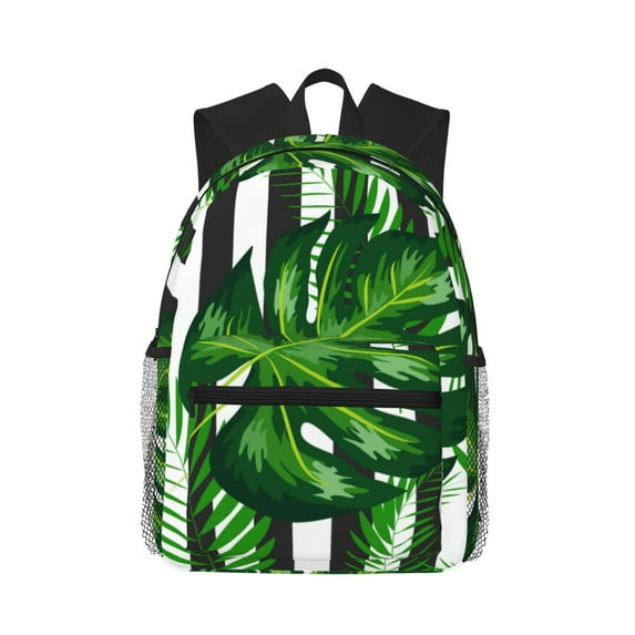 Fotbe Palm Greenery Lightweight Casual Laptop Backpack for Men and Women, Daily use Waterproof backpack, Backpack for College