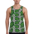 thumbnail image 1 of Fotbe Palm Greenery Pattern Men's Quick Dry Workout Tank Top Gym Muscle Tee Fitness Bodybuilding Sleeveless T Shirt Breathable Workout Shirt-3X-Large, 1 of 9