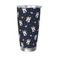 thumbnail image 1 of Fotbe Panda Astronaut Pattern 20 oz Tumbler Stainless Steel Vacuum Insulated Coffee Ice Cup Double Wall Travel Flask Leak-proof Coffee Cup-Without Straw, 1 of 8