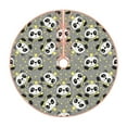 thumbnail image 1 of Fotbe Panda With Crown And Stars Pattern Christmas Tree Skirt, Tree Skirts Plush Christmas Decorations, Christmas Tree Skirts Xmas Decorations Holiday Party Decor-48", 1 of 6