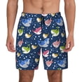 thumbnail image 1 of Fotbe Party Shark Cute Men’s Swim Trunks Quick Dry Swim Shorts Board Shorts with Mesh Lining-X-Large, 1 of 9
