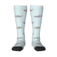 thumbnail image 1 of Fotbe Party Shark Cute print Women's Men's Novelty Crew Socks Cotton Socks Knee High Socks for Walking,Running,Nurses,Pregnancy, 1 of 9