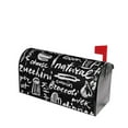 thumbnail image 1 of Fotbe Pasta Bacon Mailbox Covers Post Letter Box Cover Garden Decor Standard Size-25.5x21 in, 1 of 9