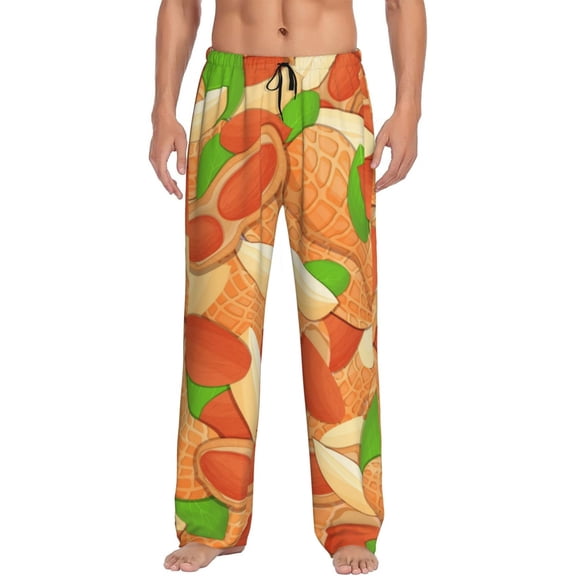 Fotbe Peanuts1 Men's Pajama Pants,Sleepwear Pants,Pj Bottoms Drawstring And Pockets-Medium