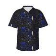 thumbnail image 1 of Fotbe Physical Formulas Hawaiian Shirt for Men Unisex Summer Beach Casual Short Sleeve Cotton Linen Button Down Shirts-Large, 1 of 5