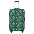 thumbnail image 1 of Fotbe Pineapple And Cactus Luggage Cover Protector,Suitcase Protector,Scratch and Dirt Resistant,Fits 18-32 Inch Luggage-Small, 1 of 9