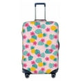 thumbnail image 1 of Fotbe Pineapple And Leaves Luggage Cover Protector,Suitcase Protector,Scratch and Dirt Resistant,Fits 18-32 Inch Luggage-Small, 1 of 9
