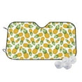 thumbnail image 1 of Fotbe Pineapple Car Windshield Sunshade | Sun Visor Protector Front Window Shade, Keeps Out UV Rays, Keeps Your Vehicle Cool-Small, 1 of 7
