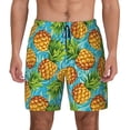 thumbnail image 1 of Fotbe Pineapple Men’s Swim Trunks Quick Dry Swim Shorts Board Shorts with Mesh Lining-X-Large, 1 of 9