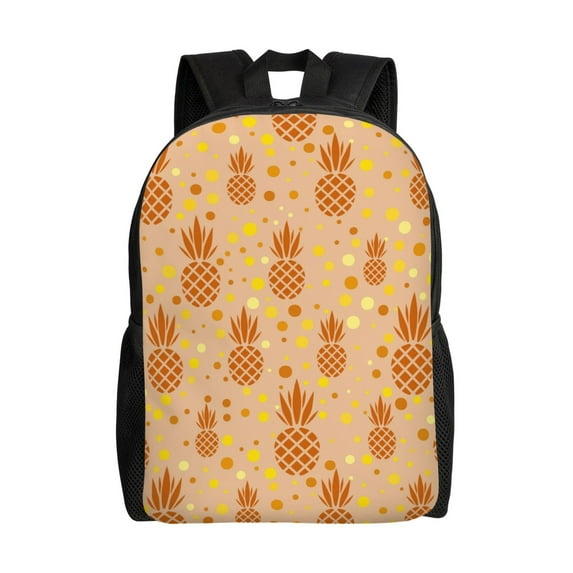 Fotbe Pineapples Travel Laptop Backpack, Business Slim Sturdy Laptops Backpack, Water Resistant College School Computer Bag Gift for Men & Women Fits 15.6 Inch Notebook