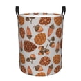 thumbnail image 1 of Fotbe Pinecone Autumn Pattern Pattern Laundry Basket with Handles, Waterproof Large Laundry Hamper, Wash Bag for Corner Dorm, Rolling Laundry Basket with Handles-Small, 1 of 6