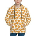 thumbnail image 1 of Fotbe Ping-Pong Table Tennis Racket Pattern Youth Pullover Hooded Sweatshirt, Boys Hoodie, Kangaroo Pocket Hoodie for Kids Girls -X-Large, 1 of 6