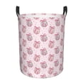 thumbnail image 1 of Fotbe Pink Disco Ball Pattern Laundry Basket with Handles, Waterproof Large Laundry Hamper, Wash Bag for Corner Dorm, Rolling Laundry Basket with Handles-Medium, 1 of 6