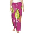 thumbnail image 1 of Fotbe Pink Green Avocado Women's Pajama Pants,Sleepwear Pants,Pj Bottoms Drawstring And Pockets-XX-Large, 1 of 9