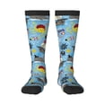 thumbnail image 1 of Fotbe Pirate Marine Animals print Women's Men's Novelty Crew Socks Cotton Socks Knee High Socks for Walking,Running,Nurses,Pregnancy, 1 of 9