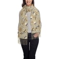 thumbnail image 1 of Fotbe Pirate skulls Print Womens Fall Winter Scarf Tassel Soft Warm Blanket Scarves Womens Shawl Wraps, 1 of 8