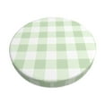 thumbnail image 1 of Fotbe Green Checkboard Stool Covers Round,Waterproof Round Bar Stool Covers Bar Chair Covers Washable Stool Cushion Slipcover for 12-14 Inch Chair-14 inch, 1 of 7