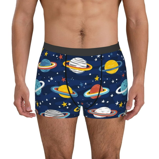 Fotbe and Stars Men’s Total Support Pouch Boxer Briefs, XTemp