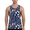 thumbnail image 1 of Fotbe Plant Pattern Men's Quick Dry Workout Tank Top Gym Muscle Tee Fitness Bodybuilding Sleeveless T Shirt Breathable Workout Shirt-, 1 of 9