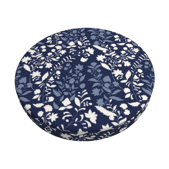 Fotbe Plant Stool Covers Round,Waterproof Round Bar Stool Covers Bar Chair Covers Washable Stool Cushion Slipcover for 12-14 Inch Chair-14 inch