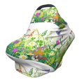 thumbnail image 1 of Fotbe Plants and Insects Pattern Car Seat Covers for Babies, Nursing Breastfeeding Cover Infant Carseat Canopy, Soft Stretchy Carrier Cover, 1 of 5
