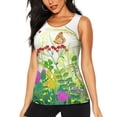 thumbnail image 1 of Fotbe Plants and Insects Womens Loose Fit Casual Flowy Slim-Fit Tank Tops Athletic Round Neck Trendy Sleeveless Summer Tops for Gym and Yoga-XX-Large, 1 of 7