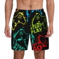 thumbnail image 1 of Fotbe Play Game Start Men’s Swim Trunks Quick Dry Swim Shorts Board Shorts with Mesh Lining-Small, 1 of 9