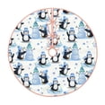 thumbnail image 1 of Fotbe Playful Penguins and Snowmen Pattern Christmas Tree Skirt, Tree Skirts Plush Christmas Decorations, Christmas Tree Skirts Xmas Decorations Holiday Party Decor-36", 1 of 6