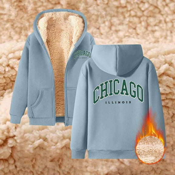 Men's And Women's Sports Winter Casual Same Style Autumn And Winter Fashion Same Style Casual Printed Sports Winter Coat With Zipper Hooded Sweatshirt With Pocket Long Sweatshirts Leggings Women's Zip