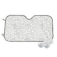 thumbnail image 1 of Fotbe Poodle Dog Car Windshield Sunshade | Sun Visor Protector Front Window Shade, Keeps Out UV Rays, Keeps Your Vehicle Cool-Small, 1 of 7