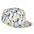thumbnail image 1 of Fotbe Poodle Dog Flat Bill Visor Cap Classic Snapback Hat Polyester Foam Trucker Hat Trucker Cap Adjustable Baseball Cap, 1 of 9