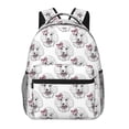 thumbnail image 1 of Fotbe Poodle Dog Pattern Casual Backpack for School, Travel, and Outdoor Activities - Durable, Lightweight, and Comfortable, 1 of 5