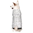 thumbnail image 1 of Fotbe Poodle Dog Print Small Dog Sweater Hoodies Pet Grey Hooded Soft Fleece Sweatshirts with Pocket Fall Winter Puppy Cat Sweaters Warm Clothes-Small, 1 of 7