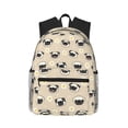 thumbnail image 1 of Fotbe Pug Dog Face Lightweight Casual Laptop Backpack for Men and Women, Daily use Waterproof backpack, Backpack for College, 1 of 7