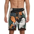 thumbnail image 1 of Fotbe Pug Dog Pajama Shorts for Men, Men's Pajama Bottoms, Sleepwear,Short Pajama Pants-3X-Large, 1 of 9