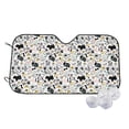 thumbnail image 1 of Fotbe Puppy Car Windshield Sunshade | Sun Visor Protector Front Window Shade, Keeps Out UV Rays, Keeps Your Vehicle Cool-Medium, 1 of 7