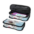 thumbnail image 1 of Fotbe Puppy Licks Nose Pattern Pencil Case,Canvas Pen Case, Multi- Slot Pencil Pouch, Portable Pencil Bag, Pen Case for& Office, Makeup Bag ,Zipper Pouch, 1 of 6