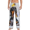 thumbnail image 1 of Fotbe Puppy Sits In Bathtub Men's Pajama Pants,Sleepwear Pants,Pj Bottoms Drawstring And Pockets-Medium, 1 of 7