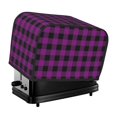 thumbnail image 1 of Fotbe Purple Black Plaid for Two Slice Toaster Cover, Fingerprint Protector, Super Soft Appliance Cover And Dust Cover,Bread Dust Cover & Fingerprint Protection, 1 of 7