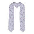 thumbnail image 1 of Fotbe Purple Butterfly Printed Class of 2024 Graduation Stole, 1 of 7