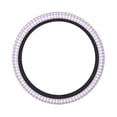 thumbnail image 1 of Fotbe Purple Checkboard Steering Wheel Cover Universal 15 in Car Accessories for Men Women,Steering Wheel Protector Comfortable Protective Case for SUV Sedan Decor, 1 of 8