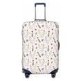 thumbnail image 1 of Fotbe Purple Flower Rabbit Luggage Cover Protector,Suitcase Protector,Scratch and Dirt Resistant,Fits 18-32 Inch Luggage-Small, 1 of 9