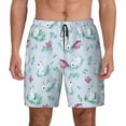 thumbnail image 1 of Fotbe Rabbit And Butterfly Men’s Swim Trunks Quick Dry Swim Shorts Board Shorts with Mesh Lining-Small, 1 of 9